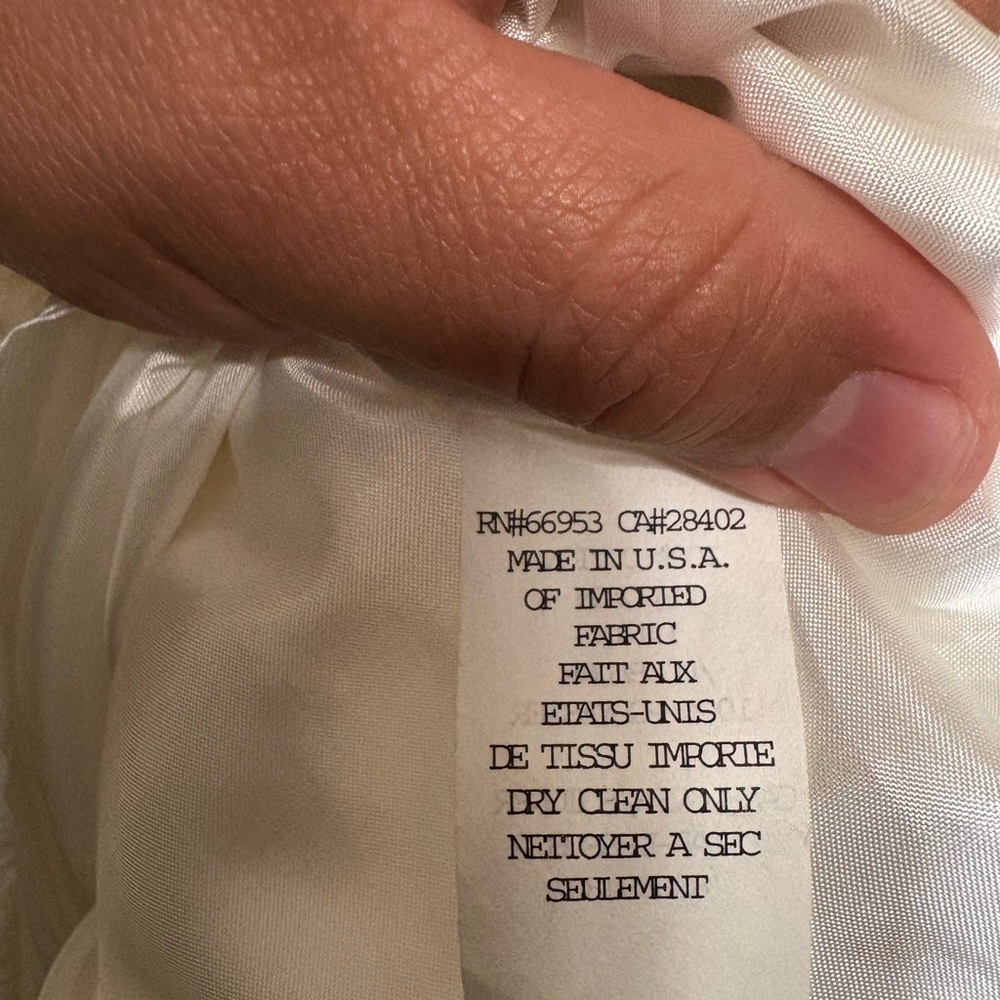 Cynthia Steffe Cream Lace Mini Drees,size 10 - Picture 8 of 8
